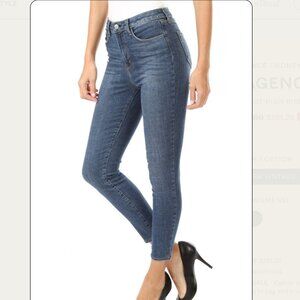 L'AGENCE Margot High-Rise Skinny in Dark Vintage